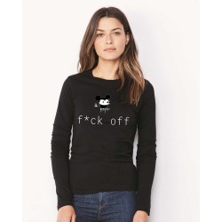 Bluza dama neagra - f*ck off Mickey Mouse