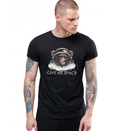 Tricou barbati negru - Give me space