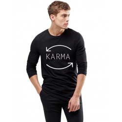 Bluza barbati neagra - Karma