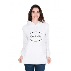 Hanorac dama alb - Karma