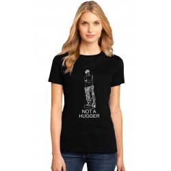 Tricou dama negru - Not a hugger