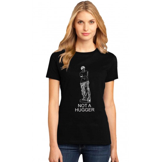 Tricou dama negru - Not a hugger Tricou dama negru - Not a hugger