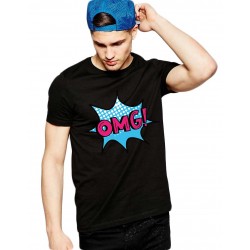 Tricou barbati negru - OMG