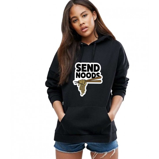 Hanorac dama negru - Send Noods