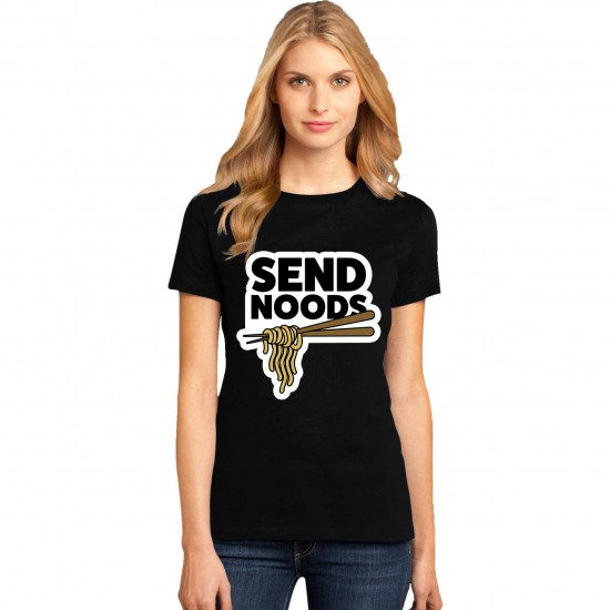 Tricou dama negru - Send noods