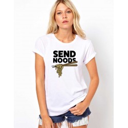 Tricou dama alb - Send noods