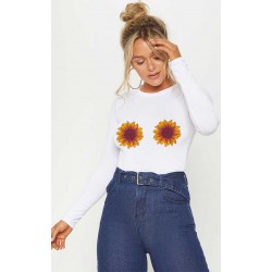 Bluza dama alba - Sunflower