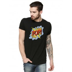 Tricou barbati negru - POP