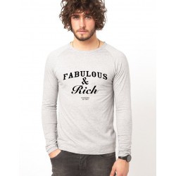 Bluza gri, barbati, Fabulous & Rich