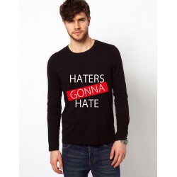 Bluza neagra, barbati, Haters