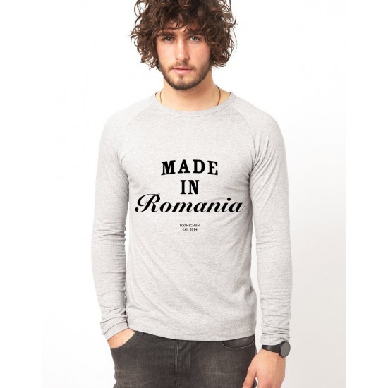 Bluza gri, barbati, Made in Romania