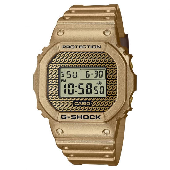 Ceas Barbati, Casio G-Shock, The Origin DWE-5600HG-1ER, Set cu 2 bratari si carcase suplimentare