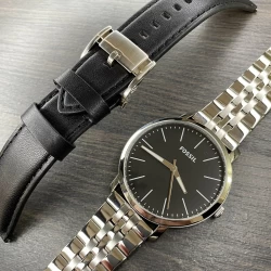 Ceas Barbati, Fossil, Luther BQ2466SET, Set cu Bratara suplimentara