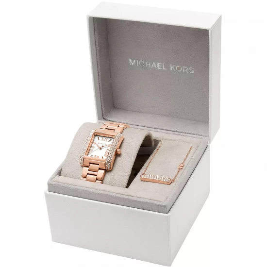 Ceas Dama, Michael Kors, Emery MK1074SET, Set cu Pandantiv Ceas Dama, Michael Kors, Emery MK1074SET, Set cu Pandantiv