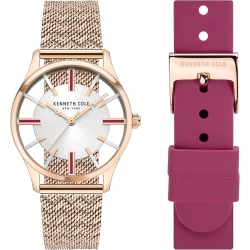 Ceas Dama, Kenneth Cole, New York KCWLG2124002, Set cu Bratara suplimentara