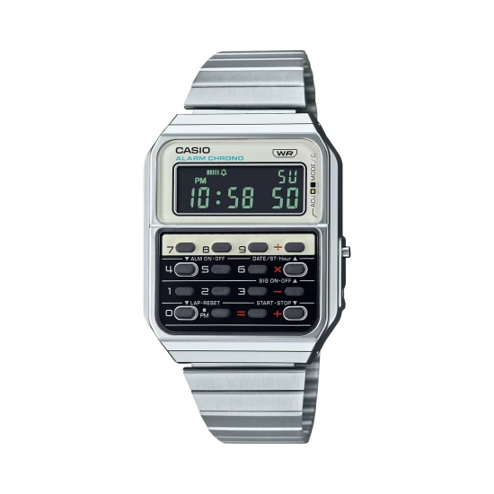 Ceas Casio, Vintage Edgy Calculator CA-500WE-7BEF