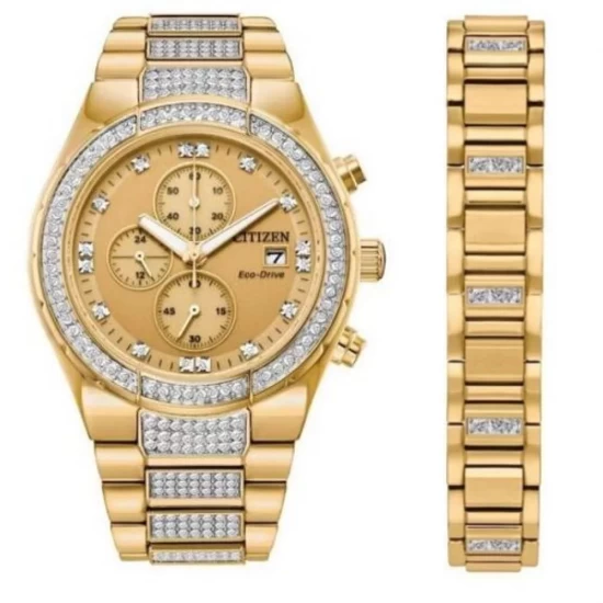 Ceas Barbati, Citizen, Crystal CA0752-66P, Set cu Bratara Ceas Barbati, Citizen, Crystal CA0752-66P, Set cu Bratara
