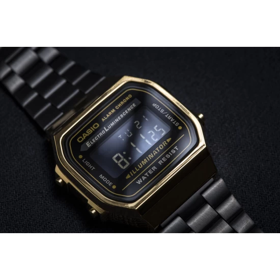 Ceas Barbati, Casio, Vintage Iconic A168WEGB-1B Ceas Barbati, Casio, Vintage Iconic A168WEGB-1B
