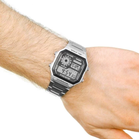 Ceas Barbati, Casio, Collection AE AE-1200WHD-1A Ceas Barbati, Casio, Collection AE AE-1200WHD-1A