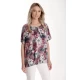 Bluza Dama, Ampla cu Imprimeu Floral, Multicolor