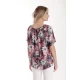 Bluza Dama, Ampla cu Imprimeu Floral, Multicolor