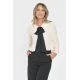 Bluza Dama, Eleganta cu Funda Contrastanta V298