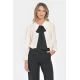 Bluza Dama, Eleganta cu Funda Contrastanta V298