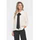 Bluza Dama, Eleganta cu Funda Contrastanta V298