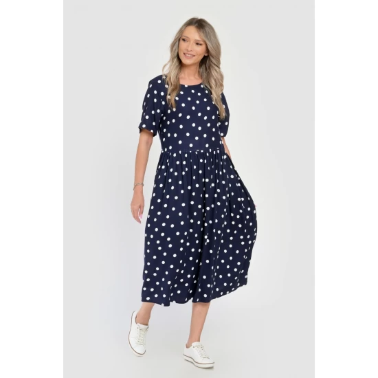 Rochie Midi Dama V286, cu Buline
