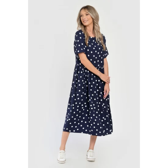 Rochie Midi Dama V286, cu Buline