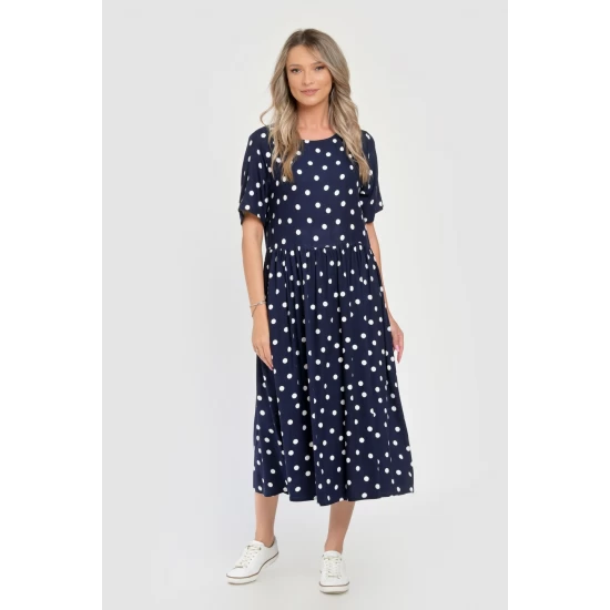 Rochie Midi Dama V286, cu Buline