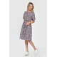 Rochie Medie V287, cu model Floral