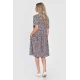 Rochie Medie V287, cu model Floral