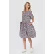 Rochie Medie V287, cu model Floral
