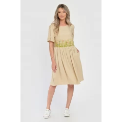 Rochie Medie Dama V288, cu model Floral