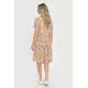 Rochie Medie Dama V292, cu Imprimeu Floral