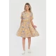 Rochie Medie Dama V292, cu Imprimeu Floral