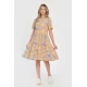 Rochie Medie Dama V292, cu Imprimeu Floral