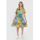 Rochie Medie Dama V293, cu Imprimeu Floral