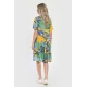 Rochie Medie Dama V293, cu Imprimeu Floral