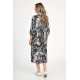 Rochie Dama, Eranthe, Leafy Black V312