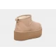 Ghete Dama, UGG, Classic Ultra Mini 1135092-SAN Ghete Dama, UGG, Classic Ultra Mini 1135092-SAN