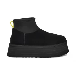 Ghete Dama, UGG, Classic Mini Dipper 1168170-BLK