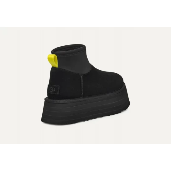 Ghete Dama, UGG, Classic Mini Dipper 1168170-BLK
