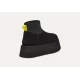 Ghete Dama, UGG, Classic Mini Dipper 1168170-BLK