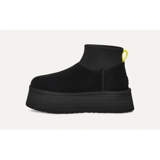 Ghete Dama, UGG, Classic Mini Dipper 1168170-BLK