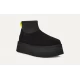 Ghete Dama, UGG, Classic Mini Dipper 1168170-BLK