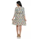 Rochie Dama cu Imprimeu Floral Multicolor