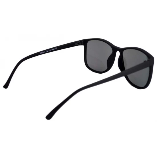 Ochelari de soare Wayfarer Justin verde reflexii - Negru Mat Ochelari de soare Wayfarer Justin verde reflexii - Negru Mat