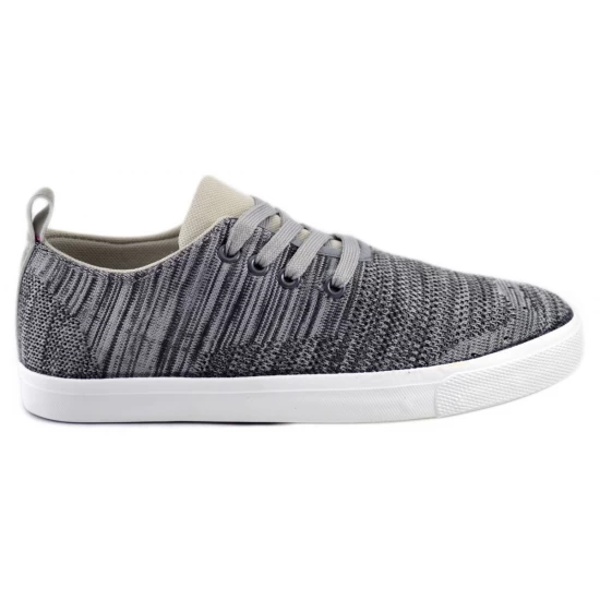 Tenisi Barbati Gri din Material textil Tenisi Barbati Gri din Material textil